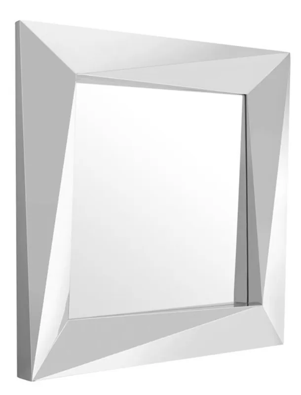 Casa Padrino miroir de luxe / argent miroir mural 100 x H. 100 cm - qualité de luxe Letzte Chance