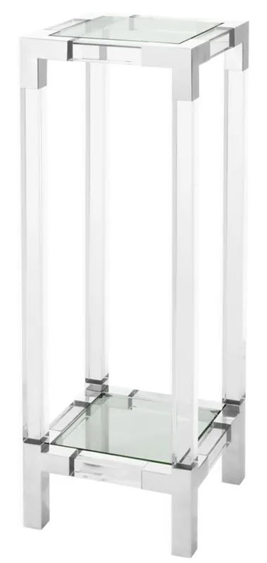 Geprüft Casa Padrino argent table de luxe 35 x 35 x H. 100 cm - Luxe mobilier design