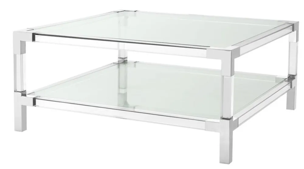 Casa Padrino table basse 100 x 100 x H. 45 cm - luxe mobilier design Neuheit