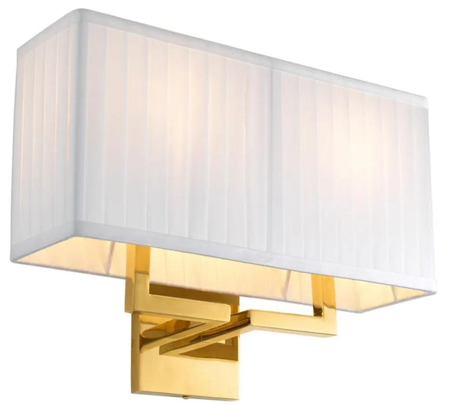 Casa Padrino lampe murale de luxe en or 36 x 13,5 x H. 27 cm - salon lampe murale Bestseller