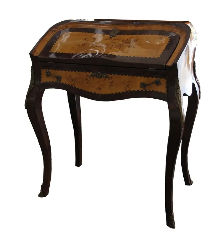 Casa Padrino Secrétaire baroque Mahogany Brown - 74 x 45 x H 88 cm - Secrétaire antique Sonderaktion