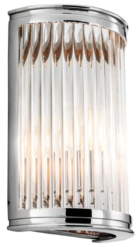 Bestpreis Casa Padrino argent lampe murale de luxe 21 x 11 x H. 31,5 cm - design hôtel mobilier de restaurant