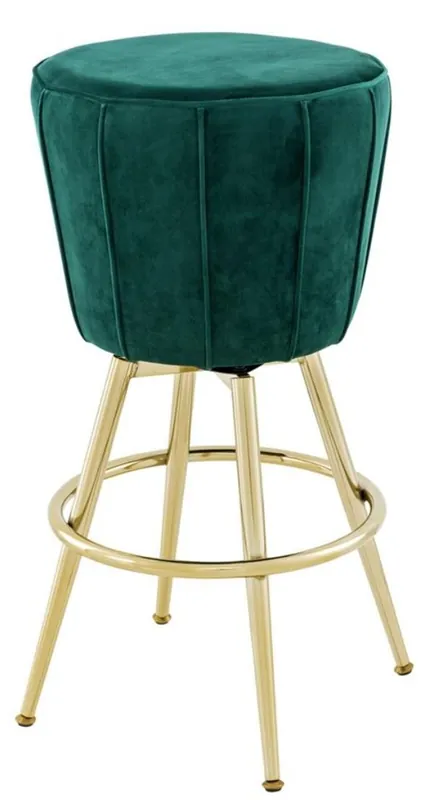 Echt Casa Padrino luxe tabouret de bar 37 x H. 72 cm - bar Hôtel tabouret
