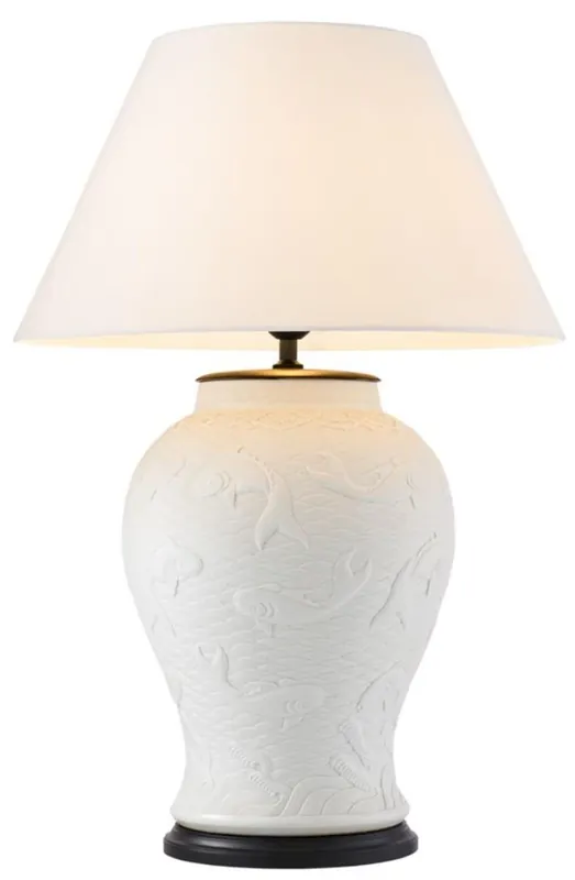 Neue Ware Casa Padrino lampe de table en porcelaine de luxe blanc - édition limitée
