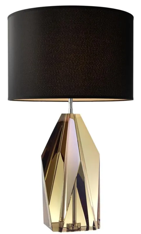 Sonderaktion Casa Padrino lampe de table vitrée en cristal verre de luxe - collection d'hôtel