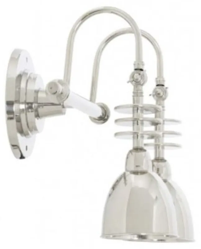 Knallerangebot Casa Padrino double lampe de luxe en argent 46,5 x 26,5 x H. 40,5 cm - collection d'hôtel