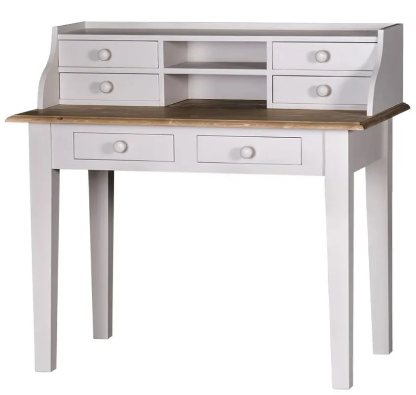 Günstig Casa Padrino bureau de style country maison de campagne avec 6 tiroirs 109 x 60 x H. 102 cm - qualité de luxe