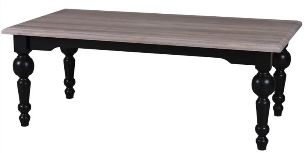 Casa Padrino table basse de style maison de campagne avec table en bois de chêne 120 x 65 x H. 45 cm - qualité de luxe Direkt Vom Hersteller