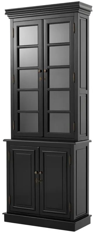 Knallerangebot Casa Padrino Cabinet de salon de luxe Noir 90 x 38 x H. 230 cm - Edition limitée