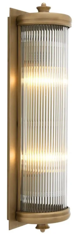 Casa Padrino lampe murale de salon de luxe en laiton 13 x 11 x H. 43 cm - Mobilier d'hôtel Wochenendangebot