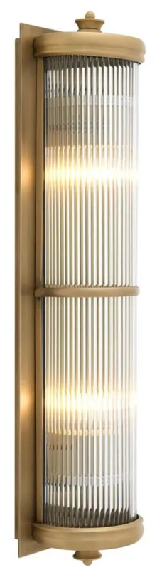 Preiswert Casa Padrino lampe murale de salon de luxe en laiton 13 x 11 x H. 52 cm - Mobilier d'hôtel
