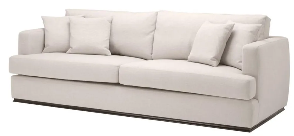 Highlight Casa Padrino canapé de salon couleur naturelle 234 x 103 x H. 86 cm - qualité de luxe