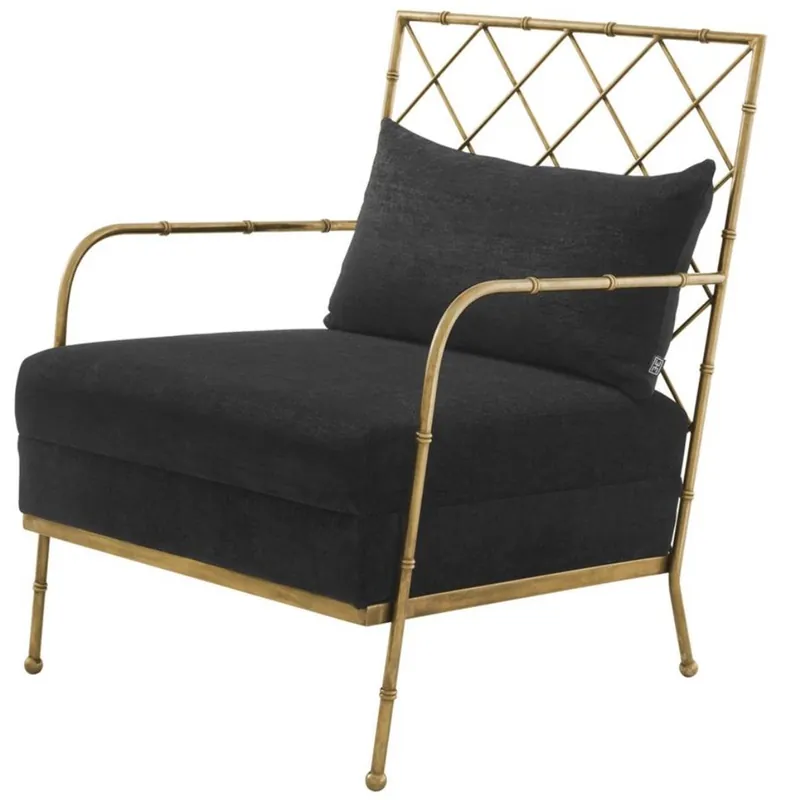 Casa Padrino fauteuil de luxe laiton antique 64,5 x 71,5 x H. 83 cm - édition limitée Kracherpreis