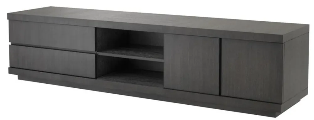 Casa Padrino meuble de télévision de luxe anthracite 220 x 52,5 x H. 53 cm - collection de luxe Super-Preis