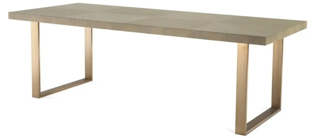 Preiswert Casa Padrino table à manger de luxe 230 x 100 x H. 75 cm - mobilier de salle à manger
