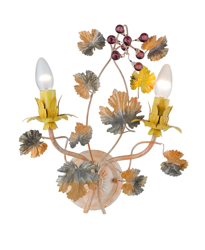 Casa Padrino Applique murale baroque Fleur - Design italien - Applique Applique murale Style antique Letzte Chance