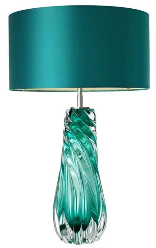 Casa Padrino lampe de table design turquoise 17 x 42 x H. 67 cm - collection de luxe Wochenendangebot