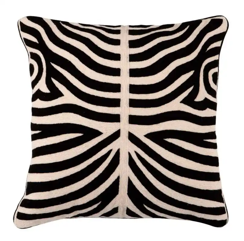 Sichere Zahlung Casa Padrino Luxury Living Coussin Noir 50 x H. 50 cm - Accessoires Hôteliers
