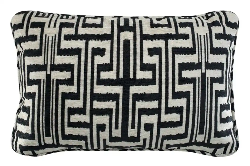Meistverkauft Casa Padrino Décoratif Coussin Designer Noir / Beige 60 x H. 40 cm - collection de luxe