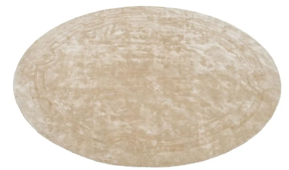 Casa Padrino tapis de designer de luxe beige diamètre 280 cm - Edition Limitée Preiswert