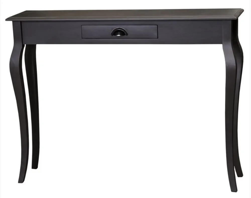 Direkt Vom Hersteller Casa Padrino console de salle de bain avec tiroir en noir 120 x 30 x H. 90 cm - Meubles Art Nouveau