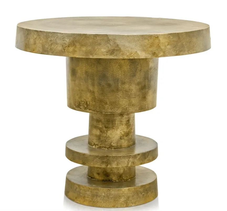 Casa Padrino table d'appoint en antique or 51,5 x H. 47,5 cm - table de salon Neuheit