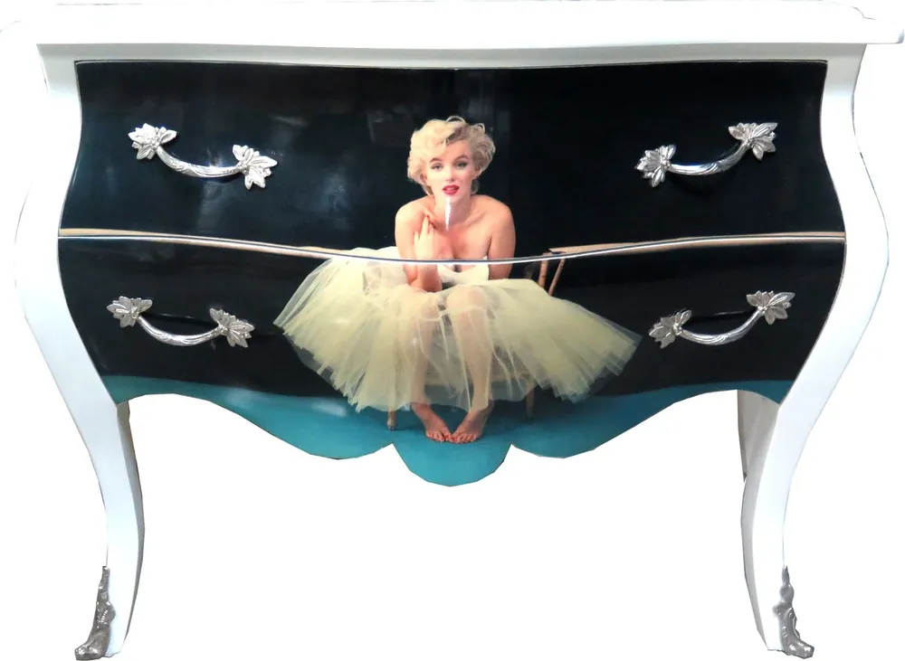 Beliebt Commode Baroque Casa Padrino Marilyn Monroe Mod2 120cm - Meuble Buffet