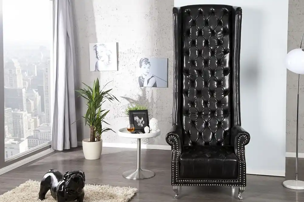 Mega-Angebot Casa Padrino Baroque Throne Fauteuil Noir - Chaise Trône