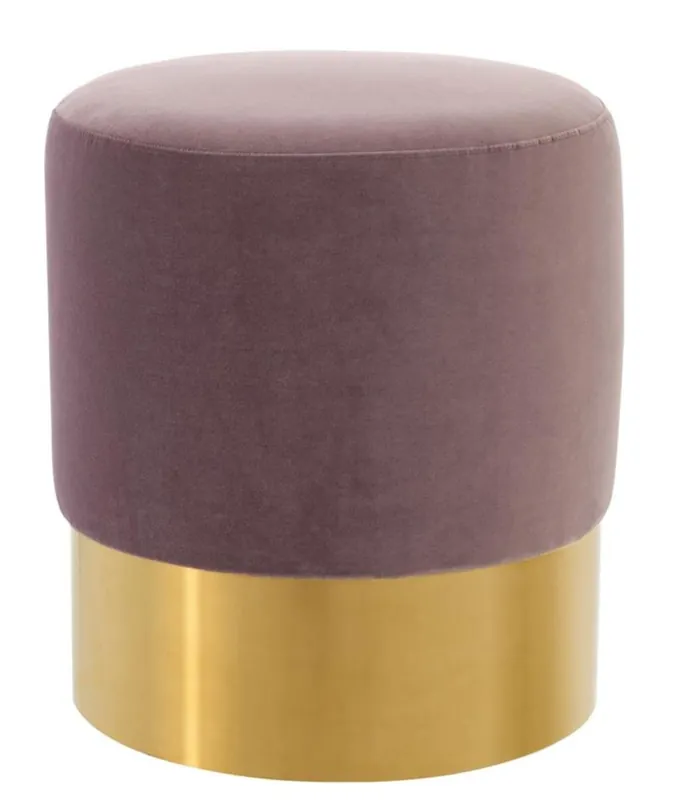 Direktkauf Casa Padrino tabouret de luxe violet / or 40 x H. 45 cm - Mobilier d'hôtel