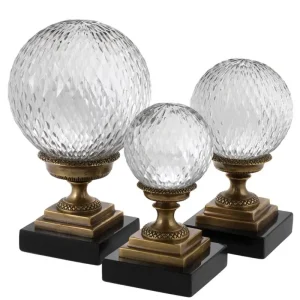Markenware Casa Padrino design décoration set de 3 - Accessoires de Salon de Luxe