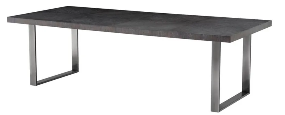 Casa Padrino table de salle à manger de luxe noir 250 x 110 x H. 75 cm - Meubles de Salle à Manger Top-Seller
