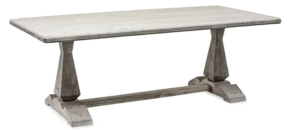 Versand Am Gleichen Tag Casa Padrino table à manger gris - Meubles de Luxe