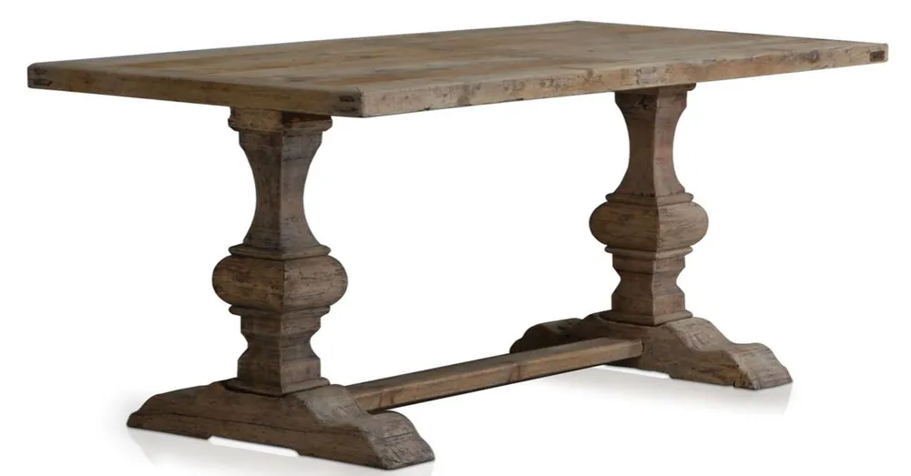 Casa Padrino luxe table à manger en bois massif couleurs naturelles - Meubles de Salle à Manger Top-Angebot