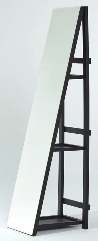 Günstig Casa Padrino miroir debout avec étagères 37 x 37 x H. 160 cm - Miroir de Luxe