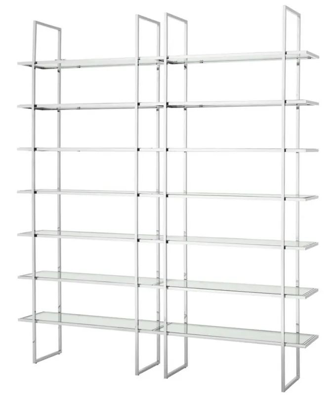 Casa Padrino armoire étagère de luxe argent 220 x 40 x H. 253 cm - Qualité Luxe Angebot