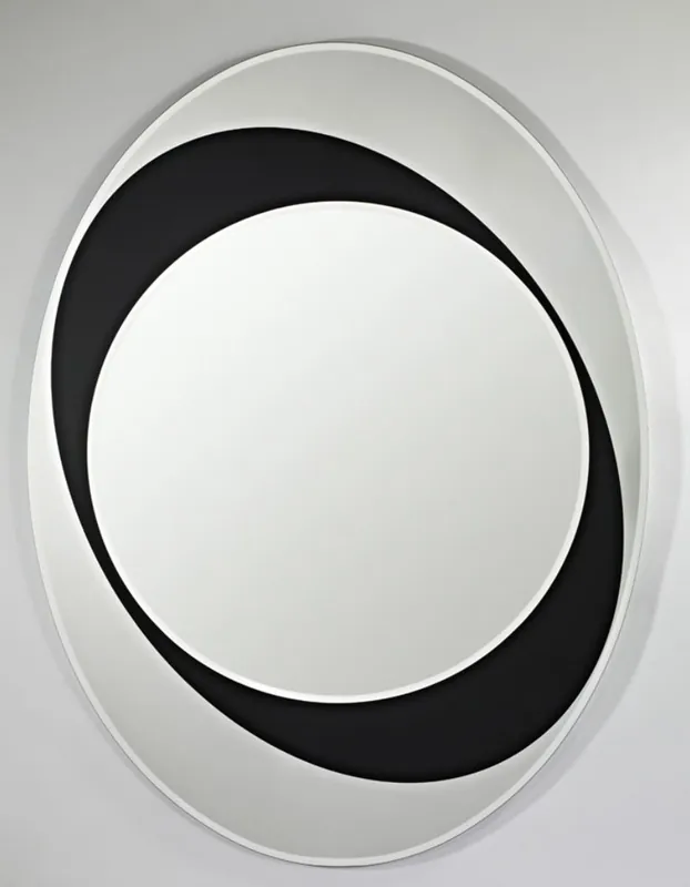 Casa Padrino miroir design noir / blanc 83 x H. 110 cm - Collection Luxe Top-Preis