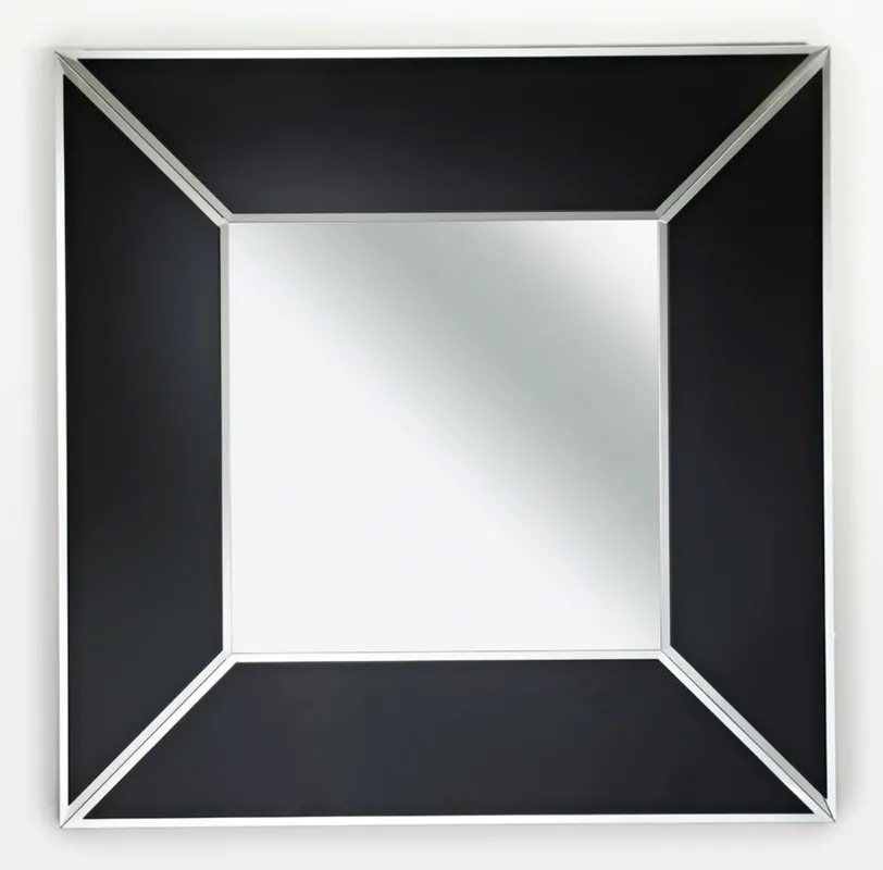 Markenprodukt Casa Padrino miroir de luxe noir 90 x H. 90 cm - Mobilier de Luxe et Accessoires
