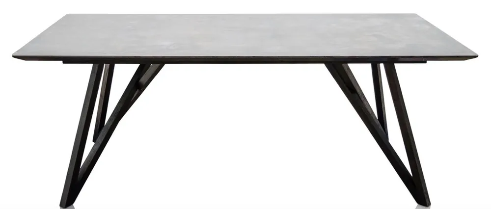 Casa Padrino table à manger avec plateau de table minéral - Meubles de Salle à Manger de Luxe Billig