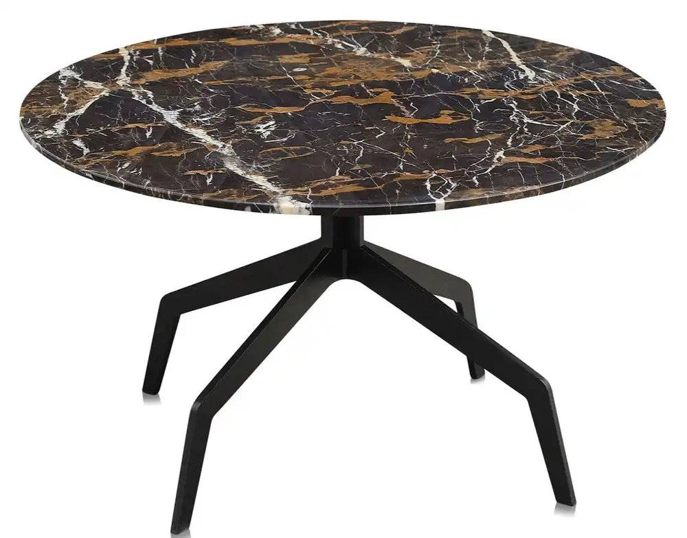 Casa Padrino table basse de luxe noir Ø 70 x H. 40 cm - Mobilier de Salon de Luxe Preisreduziert