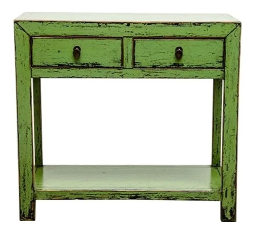 Casa Padrino console style country antique style vert 90 x 40 x H. 85 cm - Mobilier de Style Country Direktkauf