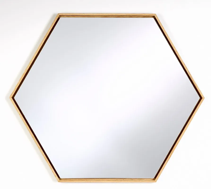 Casa Padrino miroir de luxe avec cadre en bois naturel 52 x H. 45 cm - Miroir Mural Salon Jetzt Bestellen