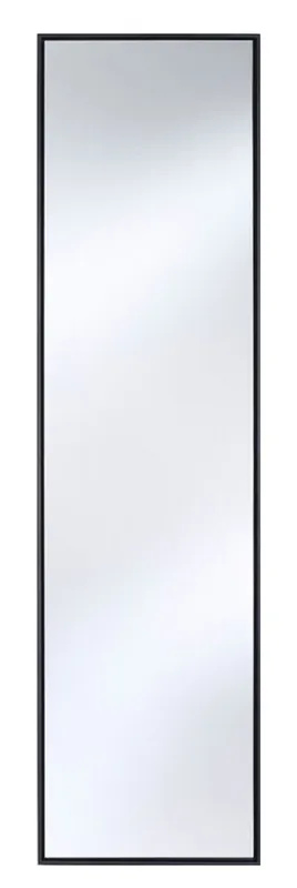 Casa Padrino miroir de luxe avec cadre en bois noir 35 x H. 130 cm - Miroir Mural Salon Nur Für Kurze Zeit