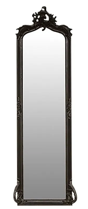 Casa Padrino miroir mural baroque noir 54 x H. 172 cm - Miroir de Salon dans le Style Baroque Jetzt Bestellen