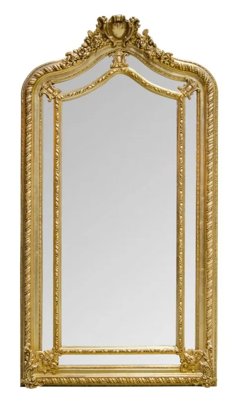 Direktkauf Casa Padrino miroir mural de style baroque or 108 x H. 200 cm - Noble et Somptueux
