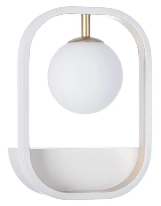 Casa Padrino applique murale de luxe blanc / or 17,8 x 11 x H. 25 cm - Lampe Murale de Luxe Sonderangebot