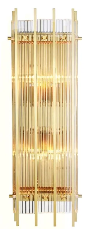 Casa Padrino applique murale de luxe en or 23 x 12 x H. 65 cm - Mobilier Restaurant et Hotel Neuheit