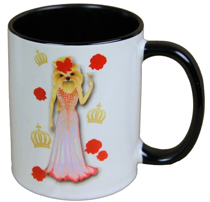 Neuheit Harald Glööckler Pompöös Cup chien avec robe de soirée - conçu par Harald Glööckler