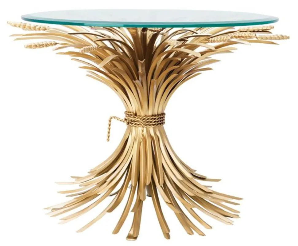 Highlight Casa Padrino table d'appoint de luxe antique or Ø 80 x H. 55 cm - Mobilier Design