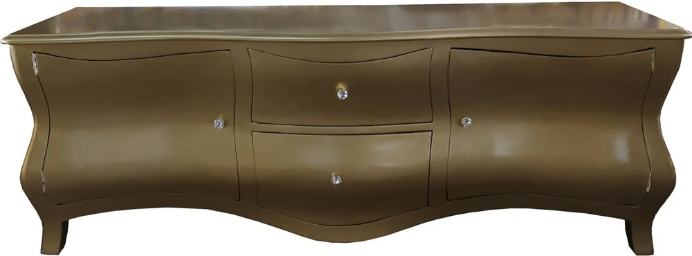 Highlight Bahut TV Baroque Casa Padrino Doré L 169 cm, H 61 cm Meuble TV - Edition Limitée