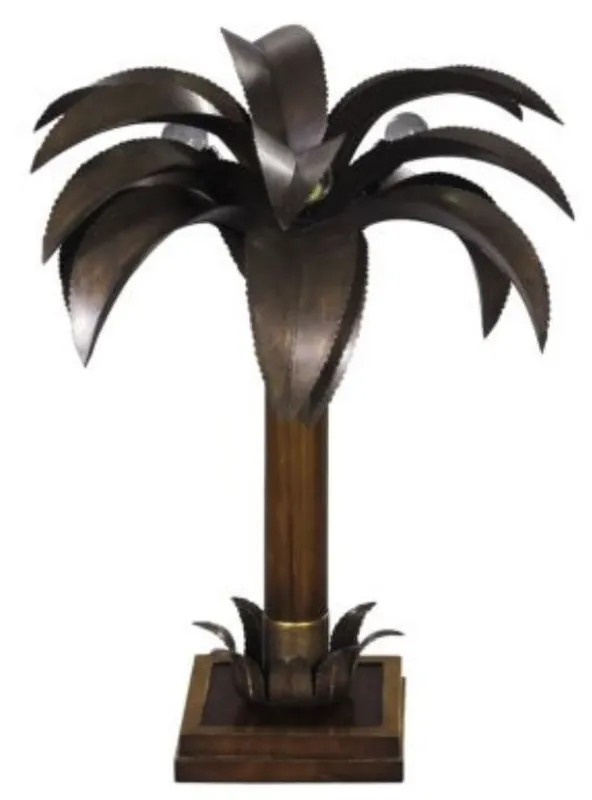 Casa Padrino lampe de table de luxe palme brun 60 x 60 x H. 78 cm - Qualité Luxe Highlight